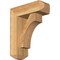 Ekena Millwork Westlake Craftsman Rough Sawn Bracket w/ Offset Brace, Western Red Cedar, 6"W x 16"D x 20"H BKT0604X16X20WTL04RWR - alternate 1